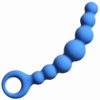 Анальная цепочка Flexible Wand Blue