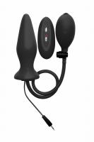 Расширяющаяся анальная пробка Inflatable Vibrating Silicone Plug