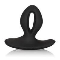 Анальная пробка с двумя моторами Silicone Wireless Dual Motor, черная 