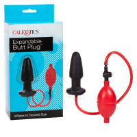 Анальная пробка с грушей для накачивания Expandable Butt Plug