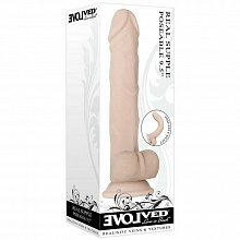 Evolved REAL SUPPLE POSEABLE Фаллоимитатор гибкий 24см, телесный