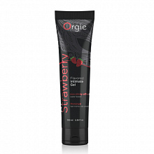 Съедобный интимный гель-смазка Orgie Lube Tube Strawberry, 100 мл