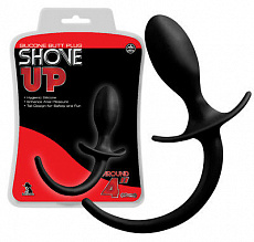 Анальная втулка с силиконовым хвостом Shove Up